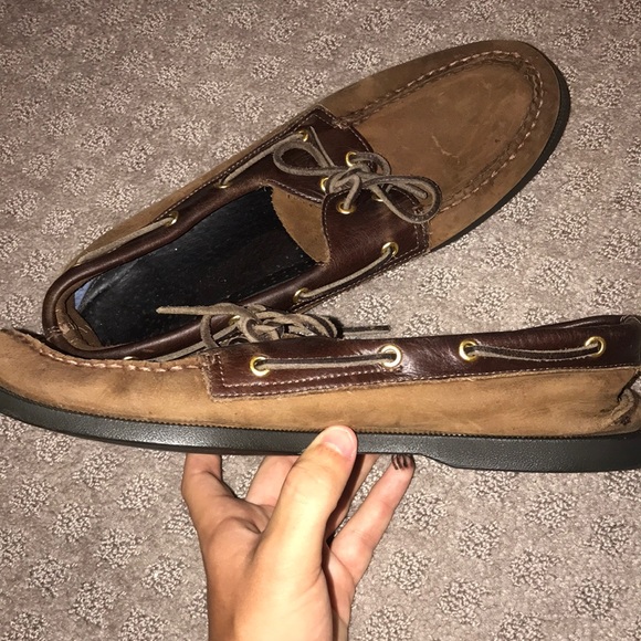 Men’s Brown Sperry Boat Shoe - Size 12 - Picture 2 of 2